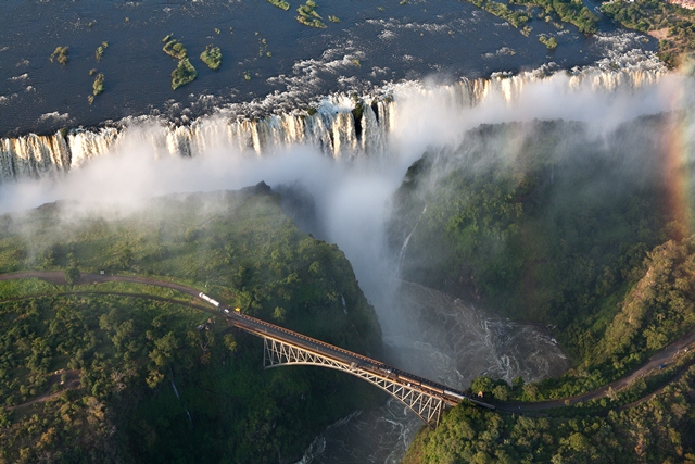 The Victoria Falls In Zimbabwe