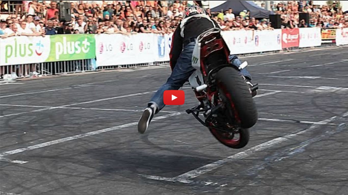 motorbike stunt