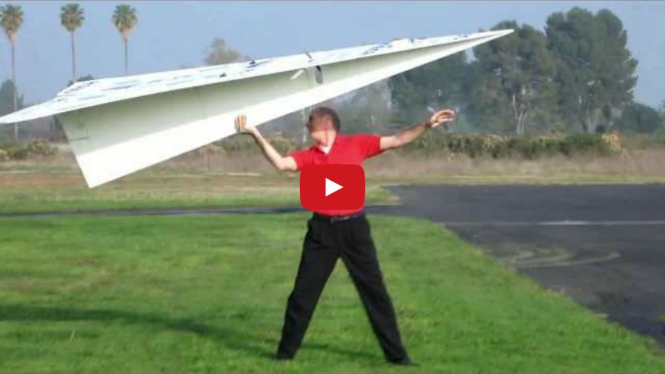World Record Large RC Paper Airplane